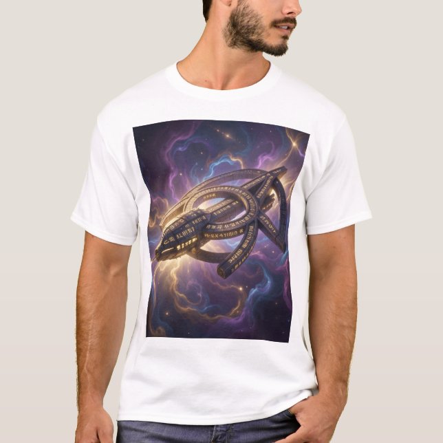 Stellar Path – Journey Through the Universe´14 T Shirt (Framsida)