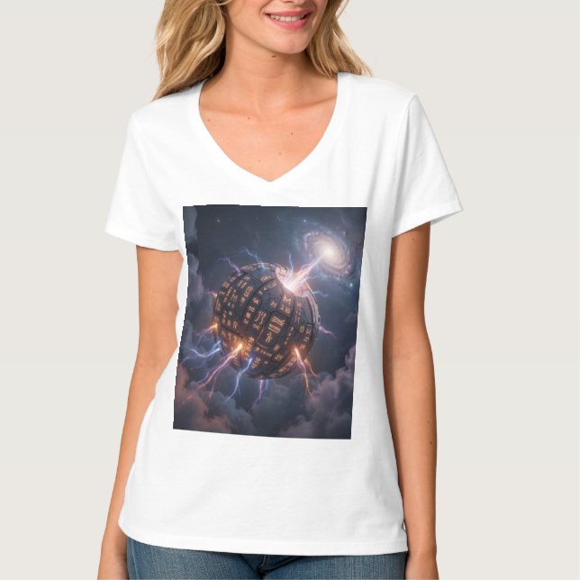 Stellar Path – Journey Through the Universe´4 T Shirt (Framsida)