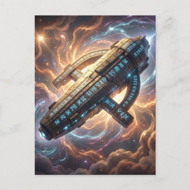 Stellar Path – Journey Through the Universe´5 Helg Vykort (Framsida)