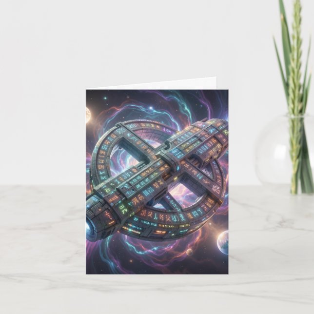 Stellar Path – Journey Through the Universe´8 Helgkort (Framsida)