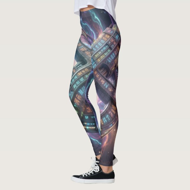 Stellar Path – Journey Through the Universe´8 Leggings (Vänster)