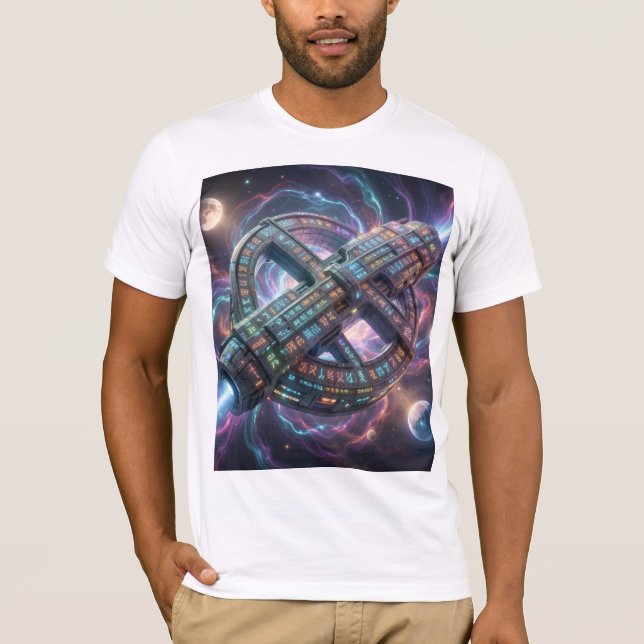 Stellar Path – Journey Through the Universe´8 T Shirt (Framsida)