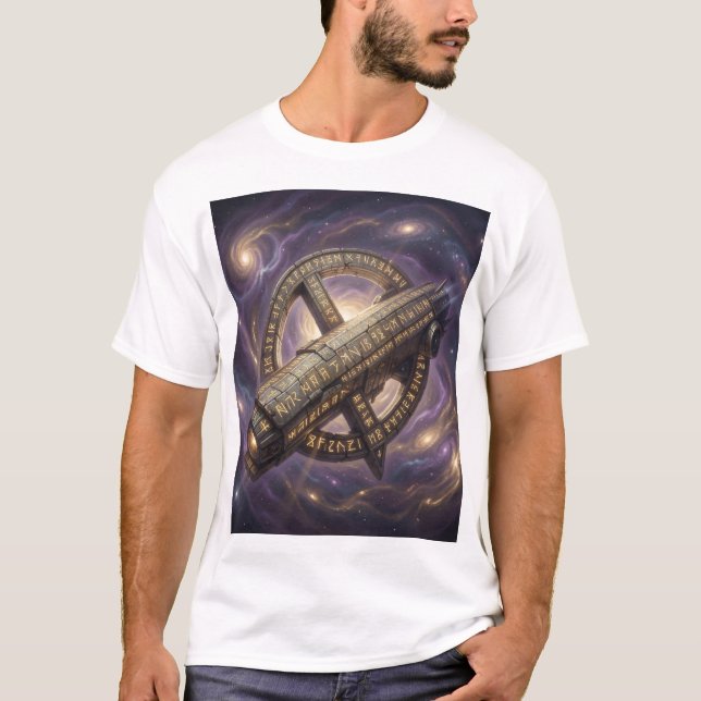 Stellar Path – Journey Through the Universe´9 T Shirt (Framsida)