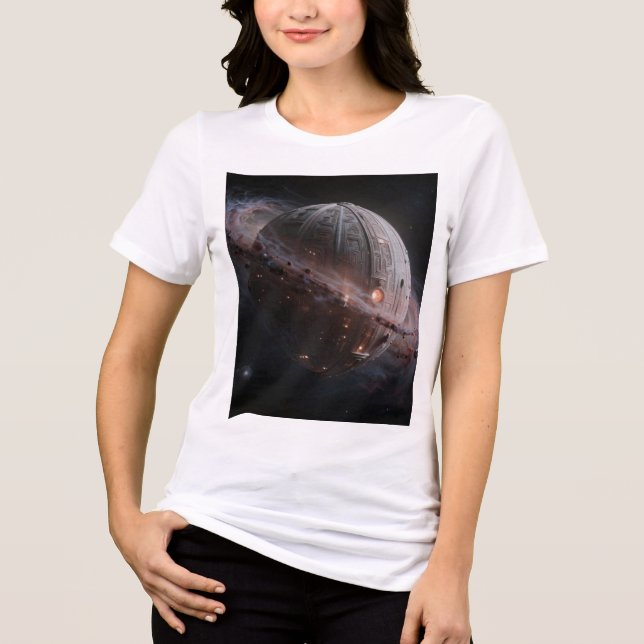 Stellar Path – Journey Through the Universe T Shirt (Framsida)