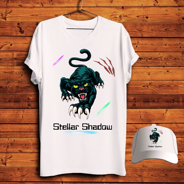 Stellar Shadow Galaxy Panther  T Shirt (Skapare uppladdad)