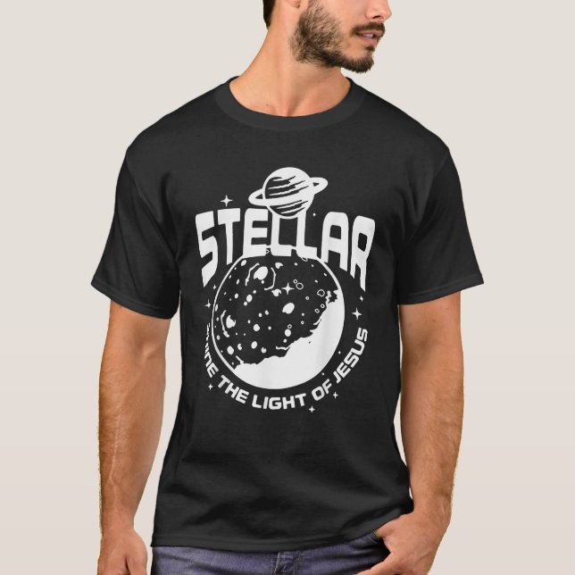 Stellar Shine the Light of Jesus VBS 2023 T Shirt (Framsida)