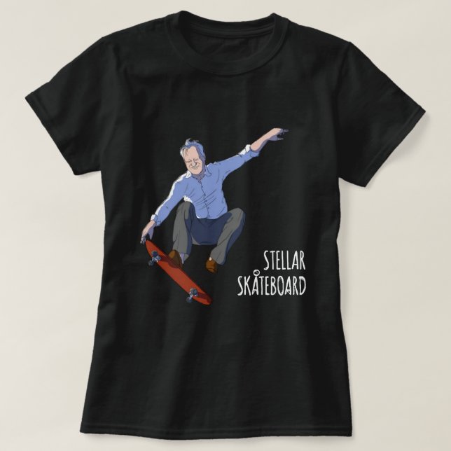 Stellar Skateboard! T-Shirt (Design framsida)