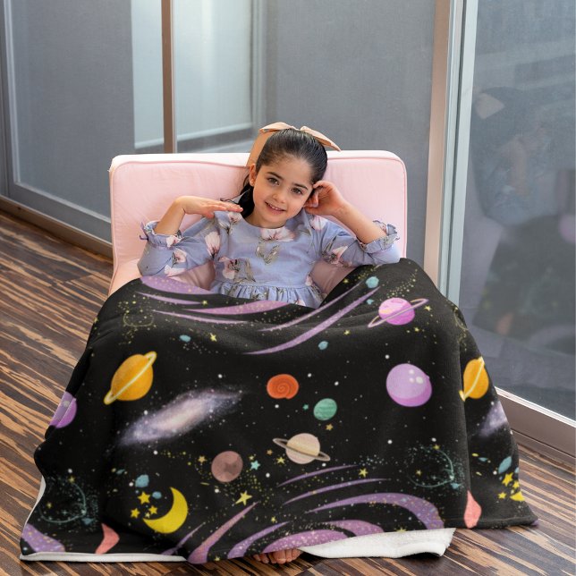 Stellar Slumber Galactic Dreams Ull Fleecefilt (Skapare uppladdad)