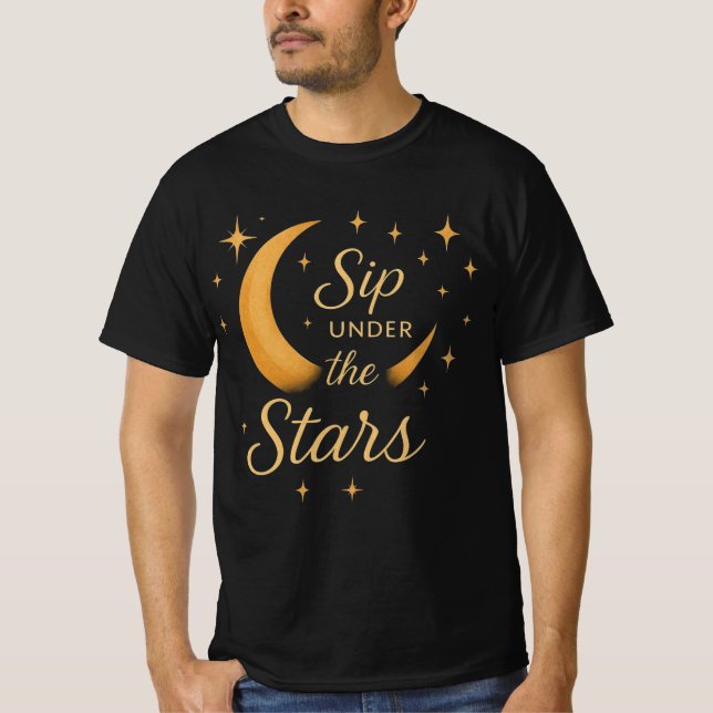 ’Stellar Stil Manar's T-Shirt - where Elegance Mee (Framsida)