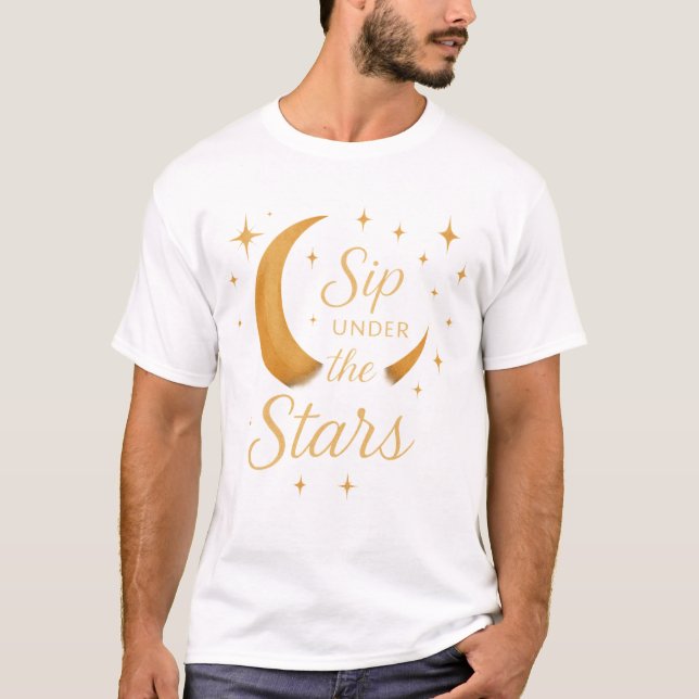 ’Stellar Stil Manar's T-Shirt - where Elegance Mee (Framsida)