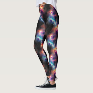 Stellar Symphony Galactic Nebulas Mönster Leggings