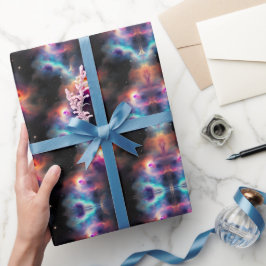 Stellar Symphony Galactic Nebulas Mönster Presentpapper