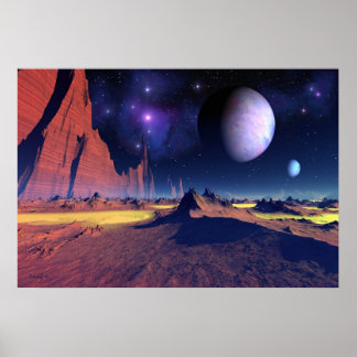 Stellar vista - rymdkonst poster