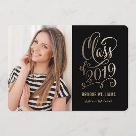 Stellar Year EDITABLE FÄRG Studenten Inbjudningar