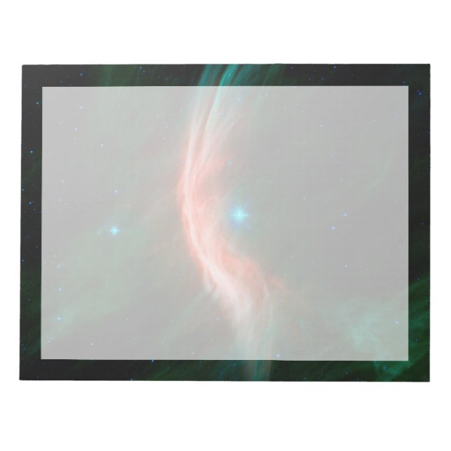 Stellära Vind flödar ut från Zeta Ophiuchi. Anteckningsblock (Framsida)