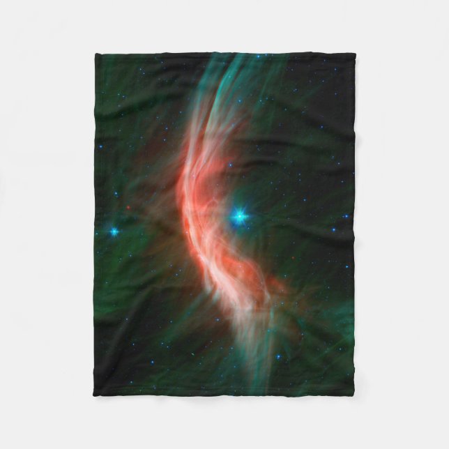 Stellära Vind flödar ut från Zeta Ophiuchi. Fleecefilt (Framsidan)