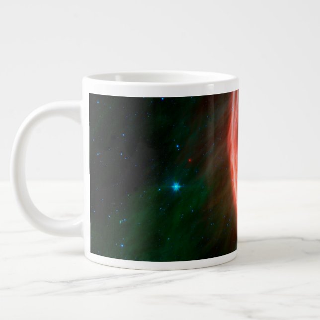 Stellära Vind flödar ut från Zeta Ophiuchi. Jumbo Mugg (Vänster)