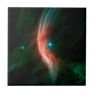 Stellära Vind flödar ut från Zeta Ophiuchi. Kakelplatta