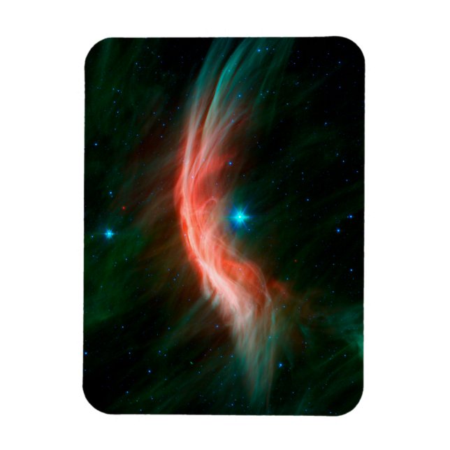 Stellära Vind flödar ut från Zeta Ophiuchi. Magnet (Vertikal)