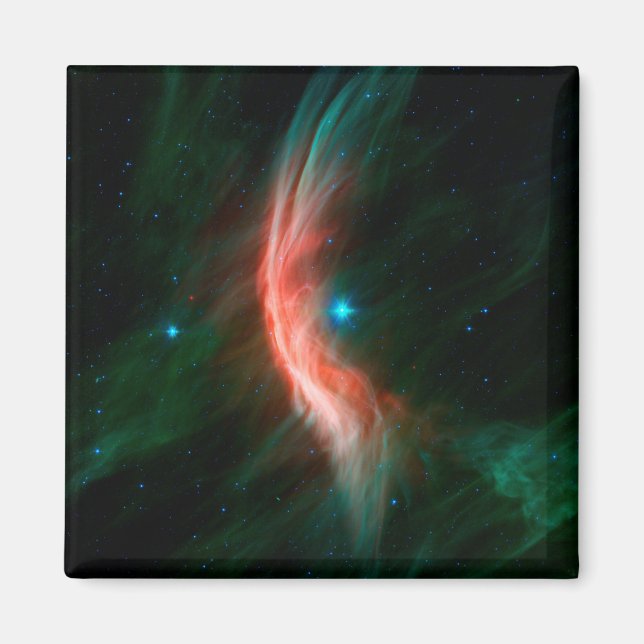 Stellära Vind flödar ut från Zeta Ophiuchi. Magnet (Framsidan)