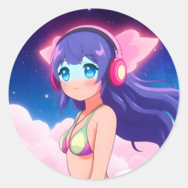 Stellargroove ayumi Sticker #06 Runt Klistermärke