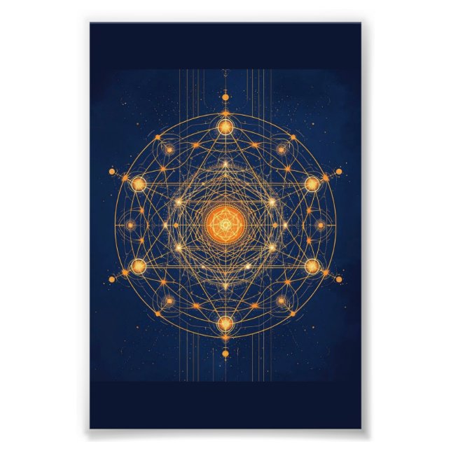 Stellarjustering: Innerljusets geometri Fototryck (Framsidan)