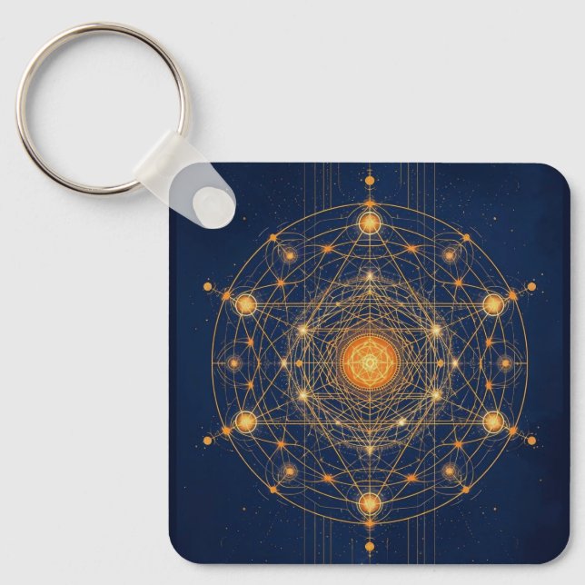 Stellarjustering: Innerljusets geometri Nyckelring (Framsida)