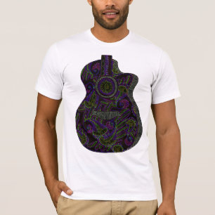 StellaRoot 1 utdragna beställnings- vintagegitarr T-shirt