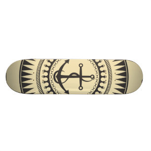 StellaRoot ankrar besegrar kräm Old School Skateboard Bräda 18 Cm