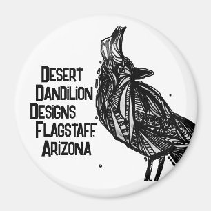 Stellars Jay Magnet av Desert Dandilion DeDesignat