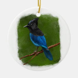 Stellars Jay Ornament
