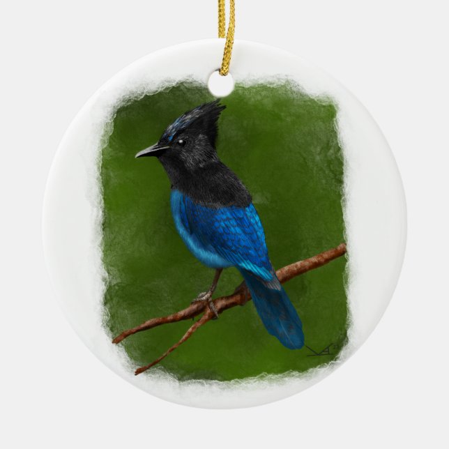 Stellars Jay Ornament (Framsidan)