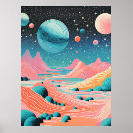 Stellartoppmöte: En konstnärlig representation av Poster