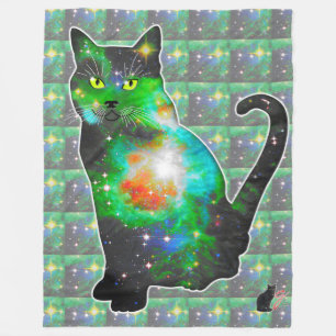 Stellarutrymme i katt fleecefilt