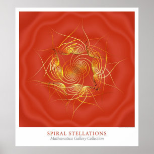 Stellation spiral poster