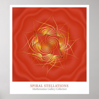 Stellation spiral poster