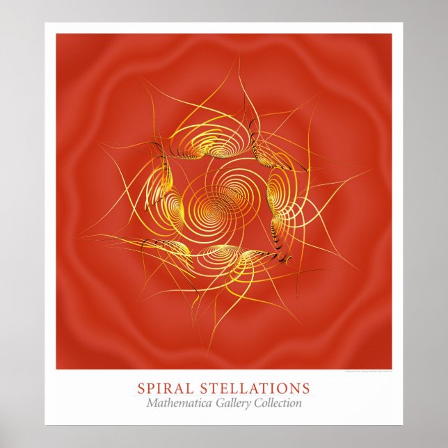 Stellation spiral poster (Framsidan)