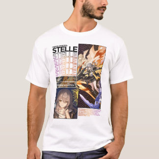 Stelle Fire Character Info - Honkai Star Rail T Shirt