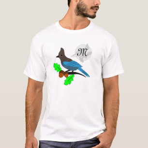 Steller Blue Jay Monogram T Shirt