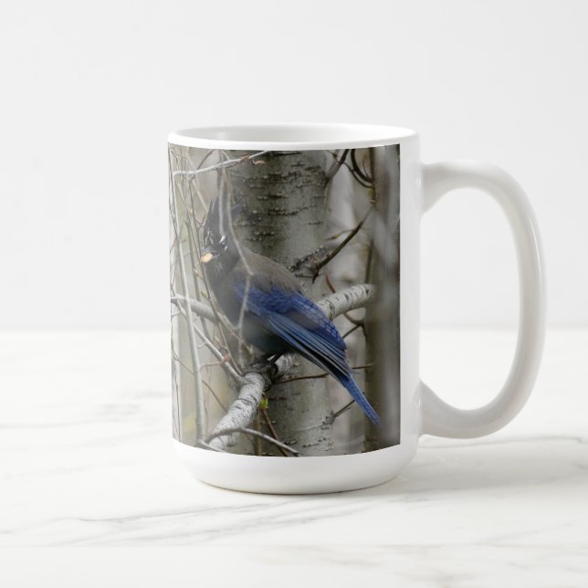 Stellers Jay mugg (Höger)