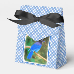 Stellers Jay Painting - Original Bird Art Presentaskar