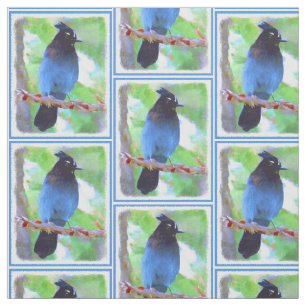 Stellers Jay Painting - Original Bird Art Tyg