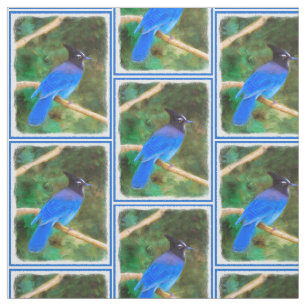 Stellers Jay Painting - Original Bird Art Tyg