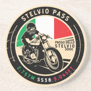 Stelvio Pass   Passo Dello Stelvio   Motorcykel Underlägg