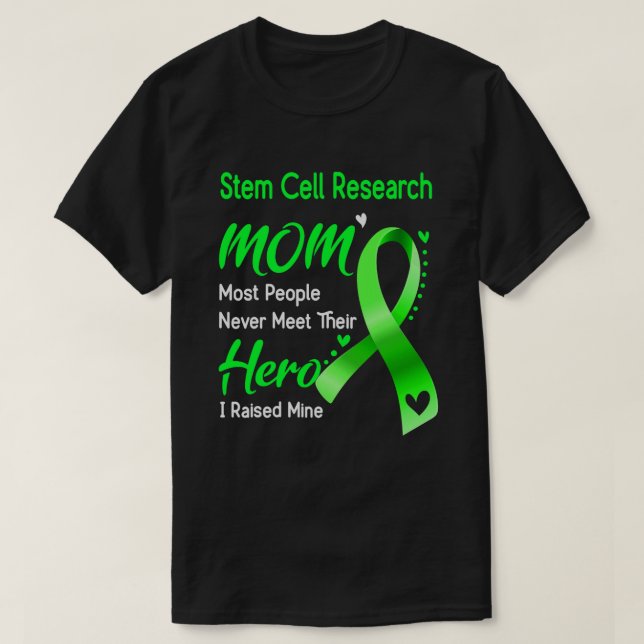 Stem Cell Research Mamma I Raderade minnen T Shirt (Design framsida)