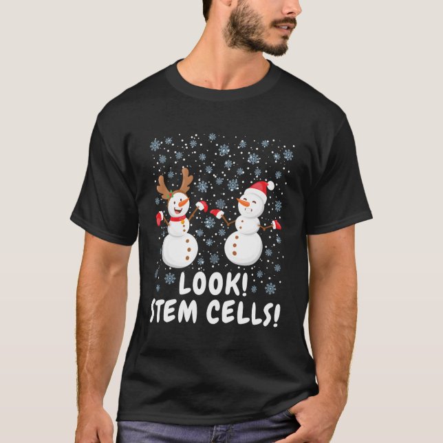 Stem Cell Snö Science T Shirt (Framsida)