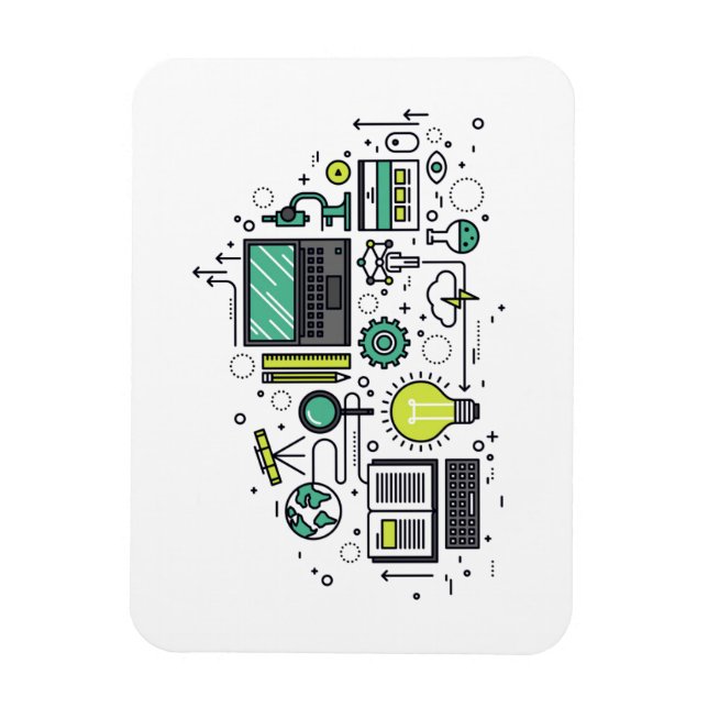 STEM CON 2020 Magnet (Vertikal)