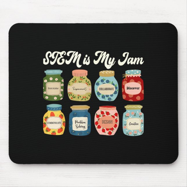 Stem Is My Jam Teacher Science Tech Engineering Ma Musmatta (Framsidan)