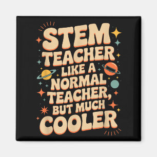 Stem Lärare Definition Rolig Vetenskap Matematik T Magnet