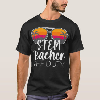 STEM Lärare vid Duty Sunglasses Beach biet  T Shirt